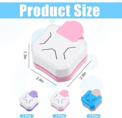 3 PCS Paper Corner Rounder Punch ، 3 Hole Punch Paper Cutter 3 in 1 ، rounder Corner Curner for Cardstock Scrapbooking Scrapbook Supplies ، Photo Corners Hole Puncher for Crafts Journaling Supplies in Kuwait