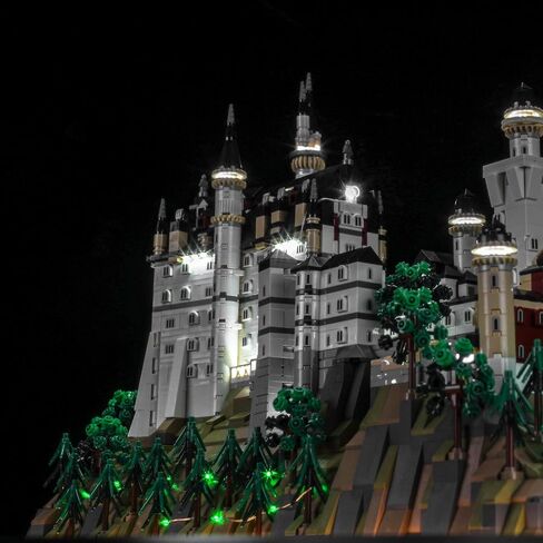 إضاءة LED متوافقة مع LEGO 21063 Neuschwanstein Castle ، مجموعة ضوء مطورة متوافقة مع LEGO Architecture 21063 ، لم تتضمن مجموعة النموذج - فقط الأضواء in Saudi Arabia