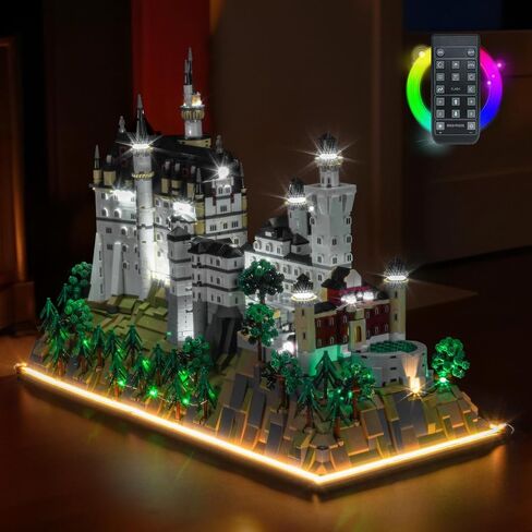 إضاءة LED متوافقة مع LEGO 21063 Neuschwanstein Castle ، مجموعة ضوء مطورة متوافقة مع LEGO Architecture 21063 ، لم تتضمن مجموعة النموذج - فقط الأضواء in Saudi Arabia
