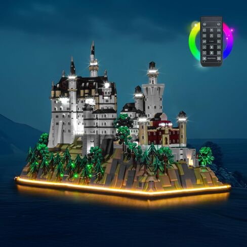 إضاءة LED متوافقة مع LEGO 21063 Neuschwanstein Castle ، مجموعة ضوء مطورة متوافقة مع LEGO Architecture 21063 ، لم تتضمن مجموعة النموذج - فقط الأضواء in Saudi Arabia