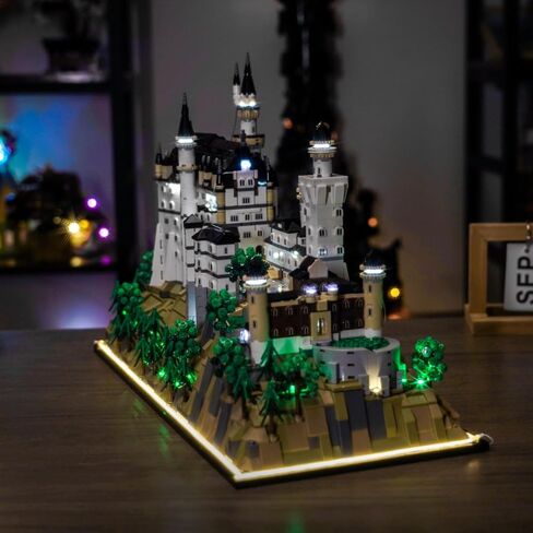 إضاءة LED متوافقة مع LEGO 21063 Neuschwanstein Castle ، مجموعة ضوء مطورة متوافقة مع LEGO Architecture 21063 ، لم تتضمن مجموعة النموذج - فقط الأضواء in Saudi Arabia