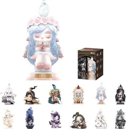 Pop Mart Chaka Candle Whisper Series Blind Box Tors ، ألعاب قابلة للتحصيل ديكورات منزلية ، هدايا عيد ميلاد العطلات للفتيات والفتيان ، صندوق واحد in Kuwait