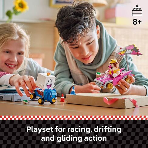 LEGO Super Mario: Mario Kart – Wario & King Boo Building Toy for Kids - Buildable Car Toys W/Drifting Action for Boys & Girls, Ages 8+ - Pretend Play Gift Idea for Birthdays & Any Gaming Fans - 72038 in Saudi Arabia
