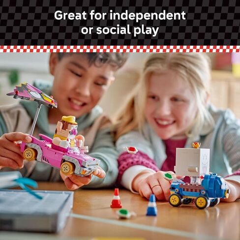 LEGO Super Mario: Mario Kart – Wario & King Boo Building Toy for Kids - Buildable Car Toys W/Drifting Action for Boys & Girls, Ages 8+ - Pretend Play Gift Idea for Birthdays & Any Gaming Fans - 72038 in Saudi Arabia