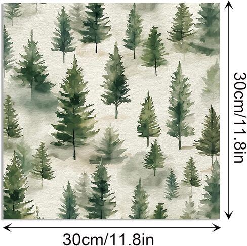 Forest Scrapbook Paper, 11.8in 24 Sheets (12 Double-Sided Designs) – Christmas Tree Craft Cardstock for DIY Photo Album Background, Journal Supplies,Card Making,Scrapbooking,Greeting Cards,Invitations in Saudi Arabia