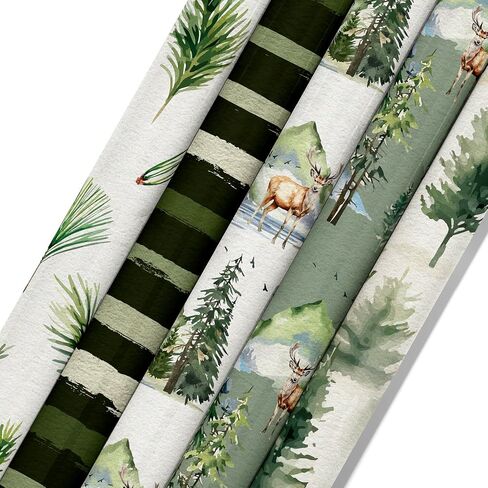 Forest Scrapbook Paper, 11.8in 24 Sheets (12 Double-Sided Designs) – Christmas Tree Craft Cardstock for DIY Photo Album Background, Journal Supplies,Card Making,Scrapbooking,Greeting Cards,Invitations in Saudi Arabia