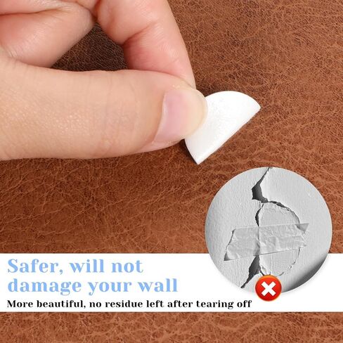 240pcs ألواح الرغوة الصوتية الشريط مزدوج الجوانب القابلة للإزالة ملصقا صافا الشريط الثقيل التثبيت صوتي للادة اللاصقة تدقيق المعجون الشفافة للألواح الصوتية الجدران (0.8 بوصة جولة) in Saudi Arabia