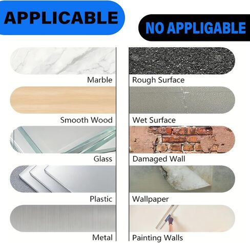 3M VHB Double-Side Mounting Eclcles Dircles ، قطره 2in ، مقاوم للماء ، شريط التثبيت الثقيل المقاوم للحرارة للزخرفة المنزلية ، يشمل 4 منصات لزجة بديلة (الجولة 2*2-40pcs) in Kuwait