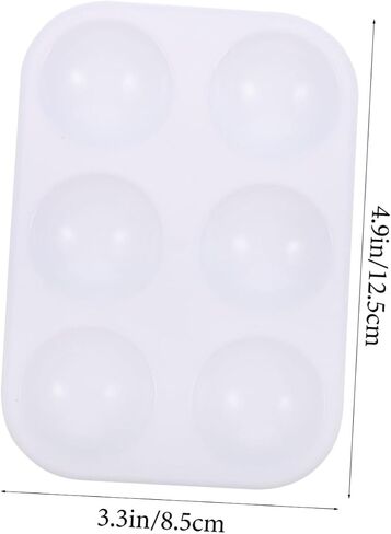 Uonlytech 12pcs بلاستيك ألوان مائية ، فنان سطح سلس ، خلط لخلط الطلاء المريح للطلاء DIY واللوازم الفنية in Kuwait