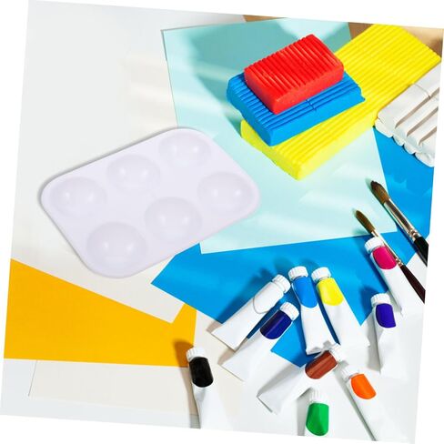 Uonlytech 12pcs بلاستيك ألوان مائية ، فنان سطح سلس ، خلط لخلط الطلاء المريح للطلاء DIY واللوازم الفنية in Kuwait