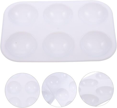 Uonlytech 12pcs بلاستيك ألوان مائية ، فنان سطح سلس ، خلط لخلط الطلاء المريح للطلاء DIY واللوازم الفنية in Kuwait