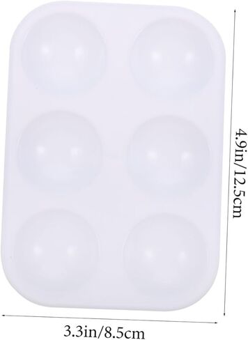 Gadpiparty 12pcs لون الطلاء البلاستيكي صواني خلط متعدد الاستخدام in Kuwait