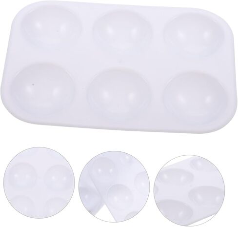 Gadpiparty 12pcs لون الطلاء البلاستيكي صواني خلط متعدد الاستخدام in Kuwait