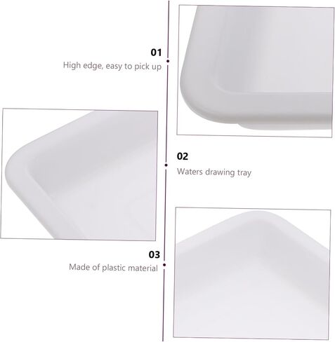 2pcs Water Painting Plates for Boys and Girls Non-Toxic Pigment Tray for Creative Water Drawing Activities for Art Supplies and Educational Fun in Saudi Arabia