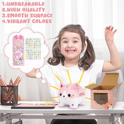 Corgi Piggy Bank for Kids ، Unbreakable Piggy Bank Girls Bank Money Bank for Kids in Kuwait