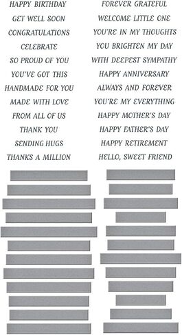 Spellbinders Ideal Moments Sentiments Press Plate, Metal in Saudi Arabia