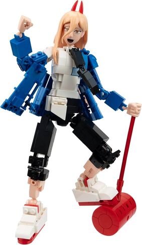 BLDR Chainsaw Man Power Building Set - رقم عمل مفصل قابل للبناء 10 بوصة ، 0123 in Kuwait