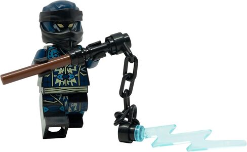 Lego Ninjago Dragons Rising Season 2: Evil Jay Minifigure مع Lightning Scythe in Saudi Arabia