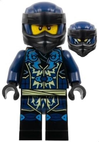 Lego Ninjago Dragons Rising Season 2: Evil Jay Minifigure مع Lightning Scythe in Saudi Arabia