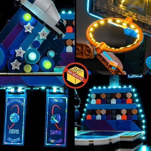 ضوء LED المتوافق مع Lego Nike Slam Dunk ، الإضاءة الإبداعية متوافقة مع LEGO 43010 - باستثناء الطوب (ضوء الإصدار الكلاسيكي) in Saudi Arabia