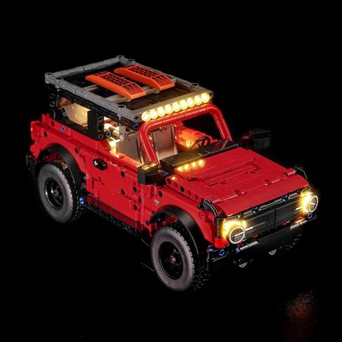 BrickBling LED Lighting Compatible with Lego Technic Ford Bronco SUV Car - Light Kit Compatible with Lego 42213 - Exluding Model Car (RC Version Light) in Saudi Arabia