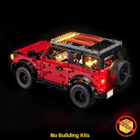 BrickBling LED Lighting Compatible with Lego Technic Ford Bronco SUV Car - Light Kit Compatible with Lego 42213 - Exluding Model Car (RC Version Light) in Saudi Arabia