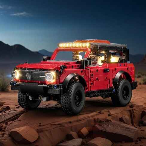 BrickBling LED Lighting Compatible with Lego Technic Ford Bronco SUV Car - Light Kit Compatible with Lego 42213 - Exluding Model Car (RC Version Light) in Saudi Arabia