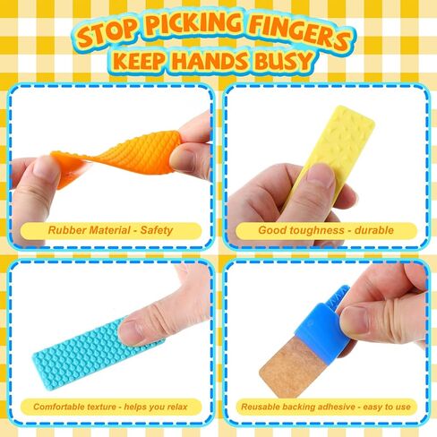 48 PCS ملصقات القلق السيليكون الحسية شريط السيليكون ملصقات الصحة العقلية المطاطية تململ أشرطة مزخرفة ألعاب هائل من العناصر الهادئة الهادئة. in Saudi Arabia