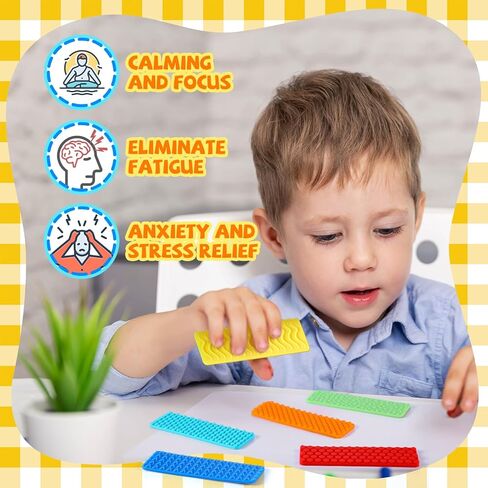 48 PCS ملصقات القلق السيليكون الحسية شريط السيليكون ملصقات الصحة العقلية المطاطية تململ أشرطة مزخرفة ألعاب هائل من العناصر الهادئة الهادئة. in Saudi Arabia