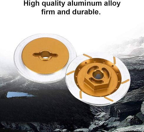 RitoeasySports 4pcs قرص الفرامل RC Car ، سبيكة الألومنيوم RC Wheel Brake Discor in Kuwait