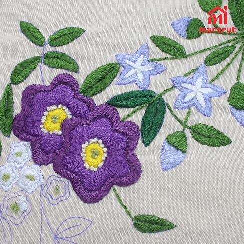 2 مجموعة مجموعة وسادة تطريز بما في ذلك علبة وسادة تغطية الوسادة مع رسومات كبيرة وسوستة ، والإبر ، وخيوط وأدوات التعليمات لحرف الطاقم الدانتيل (تصميم الزهور ، لا لبوس ، ب) ب) ب) ب) ب) in Kuwait