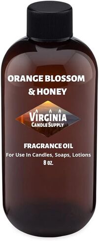 Orange Blossom & Honey Type Oil Oil (نسختنا من اسم العلامة التجارية) (زجاجة 8 أوقية) لصنع الشموع ، صنع الصابون ، صنع تورتة ، بخاخات الغرفة ، المستحضرات ، معطرات السيارات ، الوحل ، قنابل الحمام ، الدفعة ....... in Saudi Arabia