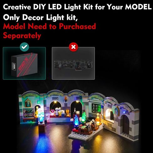 مجموعة مصباح LED متوافقة مع قلعة Lego Hogwarts: فئة Poration in Saudi Arabia