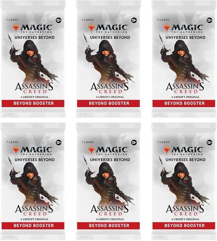 Generic 6 Packs MTG Beyond Booster Pack Lot for Universes Beyond for Assassins Creed in Saudi Arabia