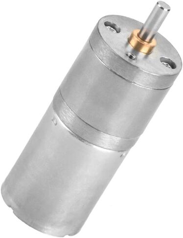 25 مم DC 12V 25GA 370 محرك التروس المعدني منخفض السرعة للأقفال الإلكترونية الروبوتات الستائر الكهربائية والأبواب المعدنية الأداء هادئًا عالي الأداء لمخاليط مراقبة معدات مراقبة الحيوانات الأليفة ومغذيات الحيوانات الأليفة in Saudi Arabia