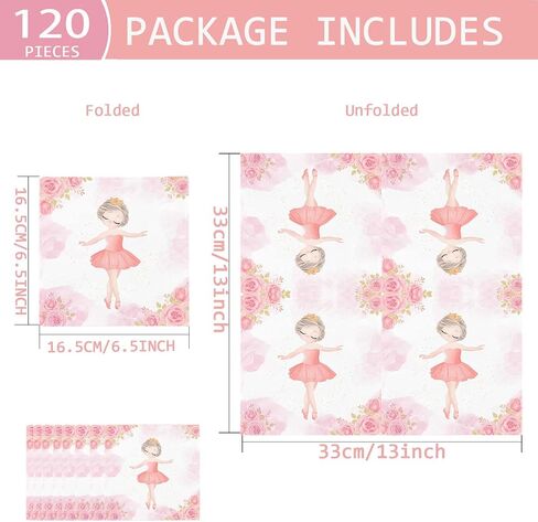 120pcs طفلة طفلة مناديل ألوان مائية زهرة وردية الورق ورق الاستحمام من خلال الجنس الكشف عن فتاة ديكور دخول الطفل in Saudi Arabia