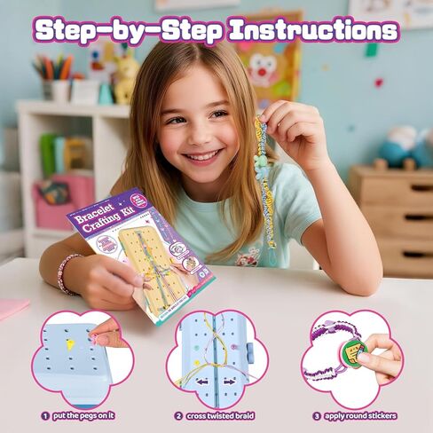 CMIOLACUNA سوار الصداقة مجموعة مجموعة للفتيات ، 3 طبقات التخزين الفنون والأساور الحرف مجوهر in Kuwait