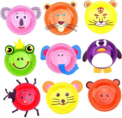VALICLUD 60Pcs Colorful Drawing Plates Painting Trays for Creative Hand Drawing Supplies for Art Projects Parent Activities in Saudi Arabia