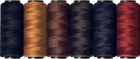 colored bird 4 Rolls Sewing Threads Using for Hand Sewing,Hair Extensions,Making Wigs DIY(Light Brown Series) in Saudi Arabia