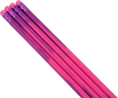 Mood Pencil (Heat Activated Color Changing Pencils) (Thermochromic) (Tested Non Toxic) (Latex Free Eraser) (Box of 72) (Assorted Pack (Green, Purple, Orange, Red, Blue) (Classroom Pencils) in Kuwait
