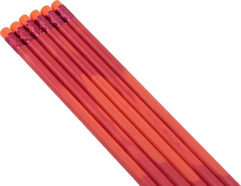 Mood Pencil (Heat Activated Color Changing Pencils) (Thermochromic) (Tested Non Toxic) (Latex Free Eraser) (Box of 72) (Assorted Pack (Green, Purple, Orange, Red, Blue) (Classroom Pencils) in Kuwait