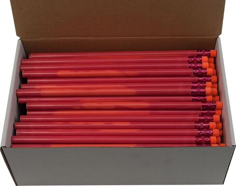 Mood Pencil (Heat Activated Color Changing Pencils) (Thermochromic) (Tested Non Toxic) (Latex Free Eraser) (Box of 72) (Assorted Pack (Green, Purple, Orange, Red, Blue) (Classroom Pencils) in Kuwait