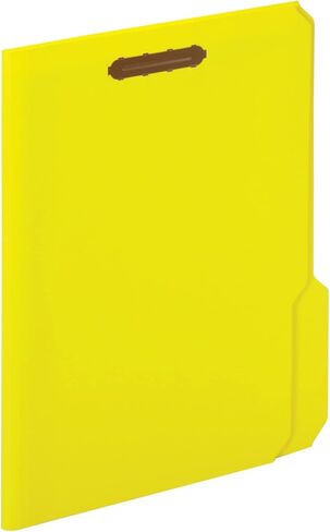 Office Depot Color Fastener File Folders, Letter Size, Yellow, Pack Of 50, OD22940 in Saudi Arabia