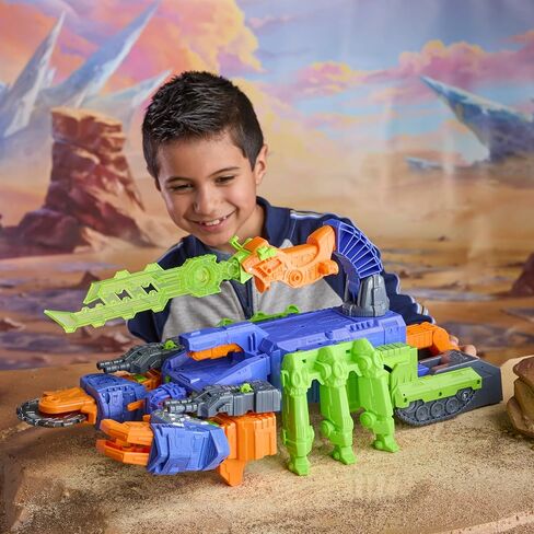 Transformers CYBERWORLD Scorponok Strike Battle Set, Converting Action Figure Playset with Lights and Sounds, Robot Toys for Boys and Girls 6 and Up in Saudi Arabia