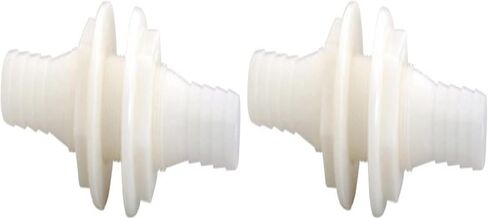 Attwood Corporation 3878-3 3/4" Thru-Hull Connector, 1 Count (Pack of 1) in Saudi Arabia