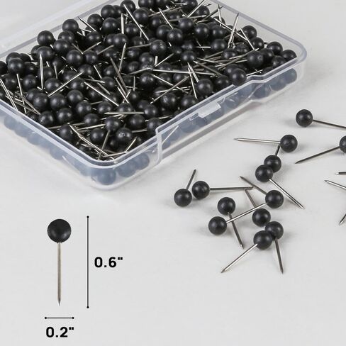 300 PCS MAP TOCKS PUSH PINS RETRO METALLIC COLLES BADS HEAD DEGNKING DIN in Kuwait