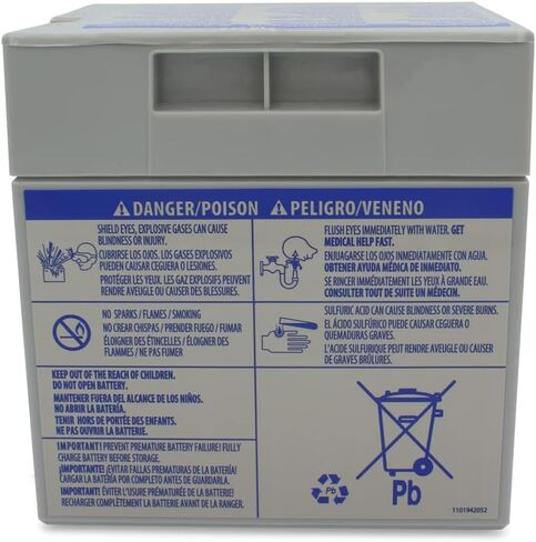 Technical Precision 12V Battery for Ford Mustang P8195 Power Wheels Fisher Price Rechargeable Gray Battery - 1 Unit in Saudi Arabia