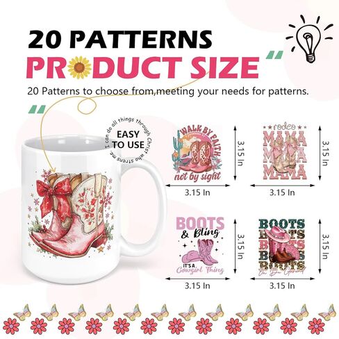 الهالوين UV DTF Cup Wraps - 20 ورقة خيال السحر الساحرة UV DTF ملصقات ل 16 أوقية Tumbler ، الرعب اليقطين نقل البرد لاصق ديي الزجاج الزجاج الزجاج in Saudi Arabia