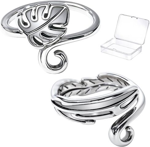 Yarn Tension Rings Adjustable Crochet Tension Ring for Finger Yarn Guide Ring for Crocheting Knitting Ring Crochet Accessories 4PCS (2 Pcs Frogs) in Kuwait
