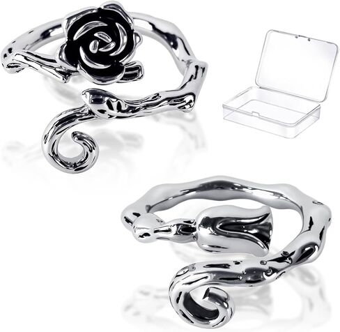 Yarn Tension Rings Adjustable Crochet Tension Ring for Finger Yarn Guide Ring for Crocheting Knitting Ring Crochet Accessories 4PCS (2 Pcs Frogs) in Kuwait